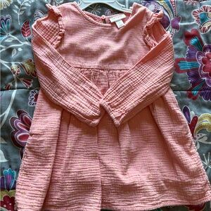 Cat & Jack Pink Dress with Gold Accents